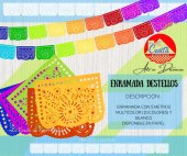  - La casita de papel picado