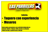  - LAS PARRILLAS SABOR AL ROJO VIVO