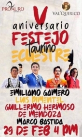 Quinto Aniversario Festejo Taurino Ecuestre Val'Quirico