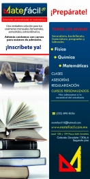 Aprovecha nuestros cursos para examen de admisión 
Prepárate en Matefácil! - Matefácil10® - Escuela...