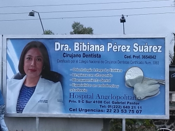 Niño Poblano, con medidas de 4.40 X 2.10  Costo: $4000.°° - Maple Publicidad - Puebla