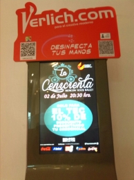 Publicidad en el Tec de Monterrey pantallas tamaño tabloide, con publicidad rotativa - Maple Publici...