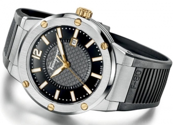 FERRAGAMO F-80 - 44mm - Cuarzo - Acero inoxidable y caucho - Bauer Joyeros - Puebla