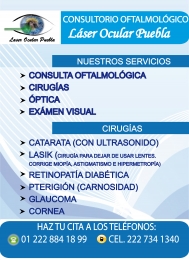 Nuestros Servicios. - Láser Ocular Puebla - Puebla