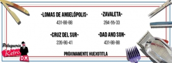 Nuestras sucursales. - Barbería y Peluquería Retro D.M. Puebla - Puebla