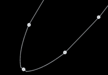 ROBERTO COIN CENTO GARGANTILLA

Roberto Coin Cento by the Yard Necklace, oro blanco en 18k - Bauer...