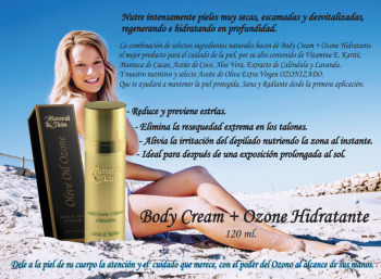 Body cream + ozone hidratante - Ozono - Productos médicos, ambientales y naturales - Puebla