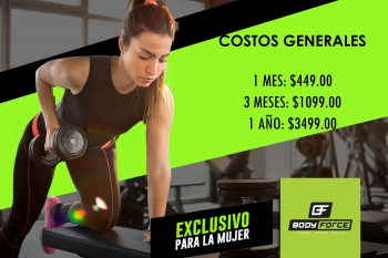 Costos generales - Body Force Women - Gimnasio exclusivo para mujeres en Puebla. - Body Force Women ...