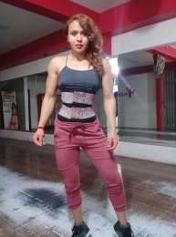 Marlén Hidalgo dando testimonio de cómo logra tener una pequeña cintura fitness: Entrenando siempre ...