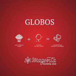 Flores + globos, la combinación ideal para robar un suspiro este 14 de febrero sólo con Magenta - Fl...