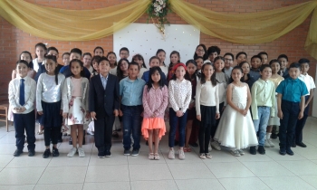 Primera comunión en Colegio Salesiano Progreso Puebla - Colegio Salesiano Progreso - Puebla